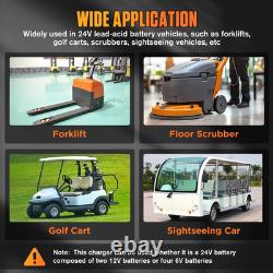 Forklift Battery Charger 24V 25A, IP67 Waterproof, 24 Volt Battery Charger 25 Am