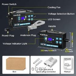 Forklift Battery Charger 24V 30A Pallet Jack Battery Charger LCD Digital Disp
