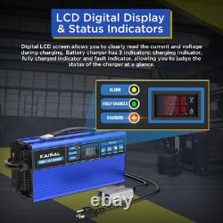 Forklift Battery Charger 24V 30A Smart 24 Volt Charger 900W Fully-Auto LCD Displ