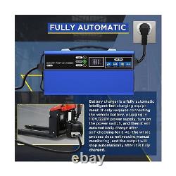 Forklift Battery Charger 24V 30A Smart Golf Cart Battery Charger Fully-Automa