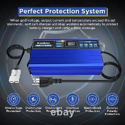 Forklift Battery Charger 24V 30A Smart Golf Cart Battery Charger Fully-Automa