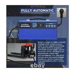 Forklift Battery Charger 24V 30A Smart Golf Cart Battery Charger Fully-Automatic