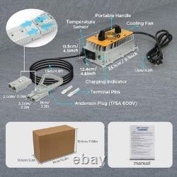 Forklift Battery Charger 24V 30A Smart Lead-Acid Battery Charger Anderson Plug