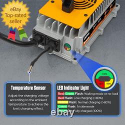 Forklift Battery Charger 24V 30A Smart Trickle Charger, IP67 Waterproof, 24 Volt