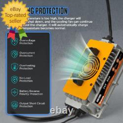 Forklift Battery Charger 24V 30A Smart Trickle Charger, IP67 Waterproof, 24 Volt