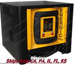 Forklift Battery Charger 48 Volts Single Phase Digital 48v 100 Amp 200-220-240v