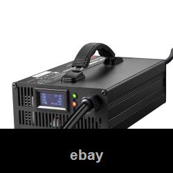 Forklift Battery Charger Smart Fully Automatic 24V 30A Fast Charger Portable