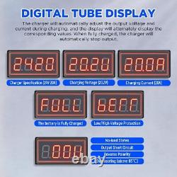 Forklift Digital Battery Charger 24V 20A Single Phase Smart Charger Automatic