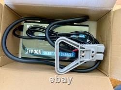 Forklift Smart Battery Charger 24V/30A, Pallet Jack, Stacker, Scrubber, Lifter