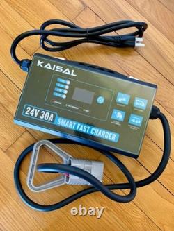 Forklift Smart Battery Charger 24V/30A, Pallet Jack, Stacker, Scrubber, Lifter