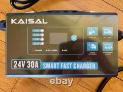 Forklift Smart Battery Charger 24V/30A, Pallet Jack, Stacker, Scrubber, Lifter