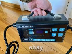 Forklift Smart Battery Charger 24V/30A, Pallet Jack, Stacker, Scrubber, Lifter