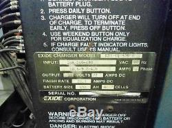 Forklift battery charger f Exide System 1000 ES1 06 450 B 12V 6 Cells 450AH