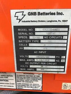 GNB 24 Volt Commercial Forklift Battery Charger