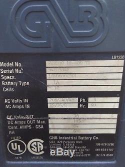 GNB 36V Industrial Forklift Battery Charger 208/240/480 3-Phase