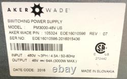 GNB Aker Wade X3MV48-0609 Modular High Frequency Forklift Battery Charger 48V