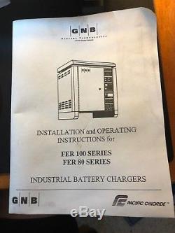 GNB FER 100 18-750T1 36 Volt Fork Lift Battery Charger
