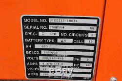 Gnb Ferrocharger 24v 600 Ah 12 Cell 100a Forklift Battery Charger 208 460v