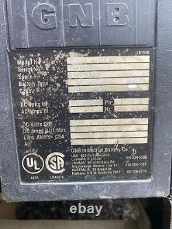 GNB Industrial Battery Co. FER100 18-750 S1 Battery Charger, 36VDC