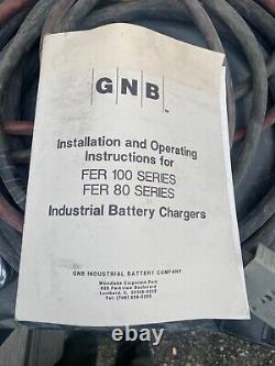 GNB Industrial Battery Co. FER100 18-750 S1 Battery Charger, 36VDC