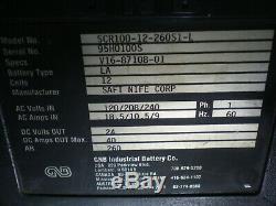 GNB Model # SCR-100-12 260S1-1 forklift battery charger