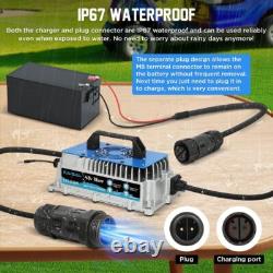 Golf Cart Battery Charger 48V 18A for Forklift LiFePO4 Lithium Battery Charger