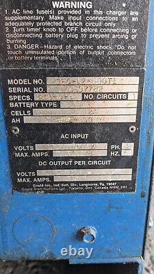 Gould GFC FerroCharger Forklift Battery Charger 24 Volts, 12 Cell, 208/240/480 V