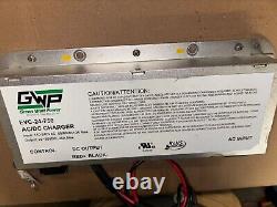 Green watt power 120-240V input 24 volt Dc 25 amp BATTERY CHARGER 750 Watt
