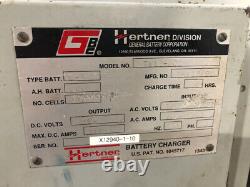 HERTNER 6000 Forklift Battery Charger