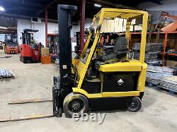 HYSTER FORKLIFT 6000LB CAP 16' LIFT 36 VOLT withBATTERY & CHARGER, SIDE SHIFTER