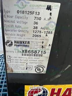 Hawker 018125F13 Forklift Battery 36 V, 38 Amps