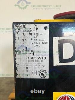 Hawker 024125F13 Forklift Battery 48 V, 37 Amps