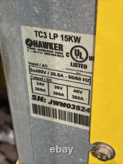 Hawker Life-Plus TC3-LP-10KW Forklift Battery Smart Charger 24/36/48v 480v 3 PH