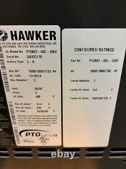 Hawker PTO MOD3 Lift Battery Charger PTOM3-48C-120Y 24/36/48 VDC 480VAC 3/2 Modu