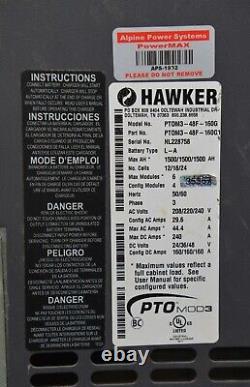 Hawker PTO MOD3 Lift Battery Charger PTOM3-48F-160G 24/36/48 VDC 208/220/240 VAC