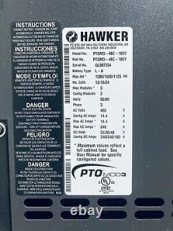 Hawker Ptom3-48c-180y Smart Battery Charger 480 Vac 24/36/48 VDC Bat. Type-l-a