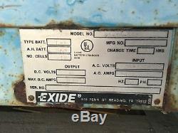 Heavy Equipment Industrial Grade Exide System 1000 Forklift Battery Charger