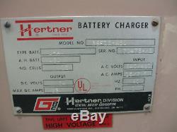 Hertner 24 vdc Forklift Battery Charger Mod# 3SF12-450