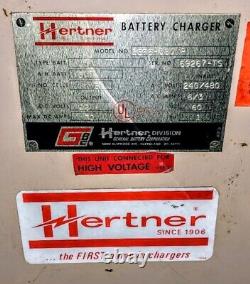 Hertner 3SF6-380 LHA 12V 2-Bank Automatic Battery Charger Industrial Commercial