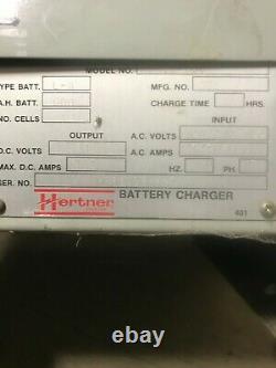 Hertner Auto 6000 Fork Lift Battery Charger sw12-600 208/240/480V single phase