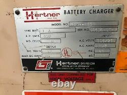 Hertner Forklift Battery Charger