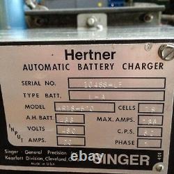 Hertner Model KR18-520 10488-LF 36V Automatic Battery Charger 480 Volts 135 Amps