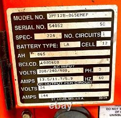 Hi-Tech 3PF12B-865EMEP Forklift Battery Charger, 24V, 144A, Used