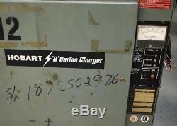 Hobart 1050C3-18R Forklift Battery Charger. AH-726-1050, DC Out- 36V, 171A