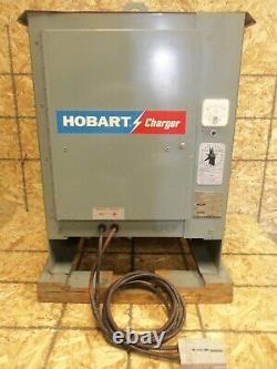 Hobart 1R15-380 Forklift Battery Charger Type LA 208v/230v/460v 1Ph 80 Amp