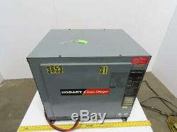 Hobart 600C3-24 Accu-Charger 48V 480VAC Input Forklift Battery Charger 24 Cell