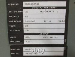 Hobart 865C3-12 Forklift Accu Charger 24 VDC Output 12 Cell Analog Read