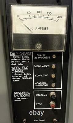 Hobart Accu-Charge 12V Forklift Battery Charger 208/240/480V 1 Phase 48 Lead