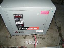 Hobart Accu-Charge Forklift Battery Charger 510C3-12 510C3 24 Volts 12 Cells