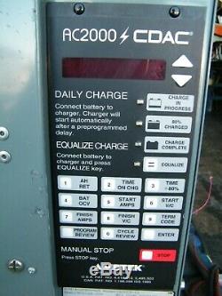 Hobart Accu-Charge Forklift Battery Charger 600C3-12 510C3 24 Volts 12 Cells